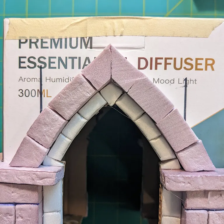 Hover/click to see stone texturing.