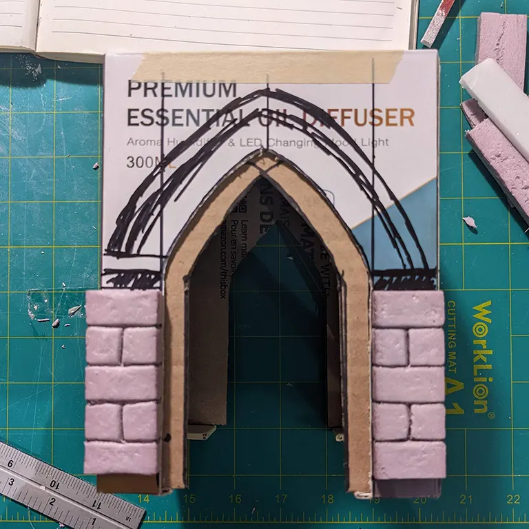 Layered card adds some depth