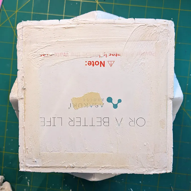 The top before sanding.