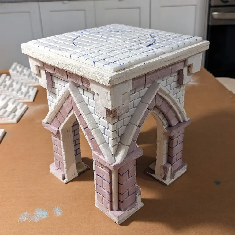 The completed build, ready for paint